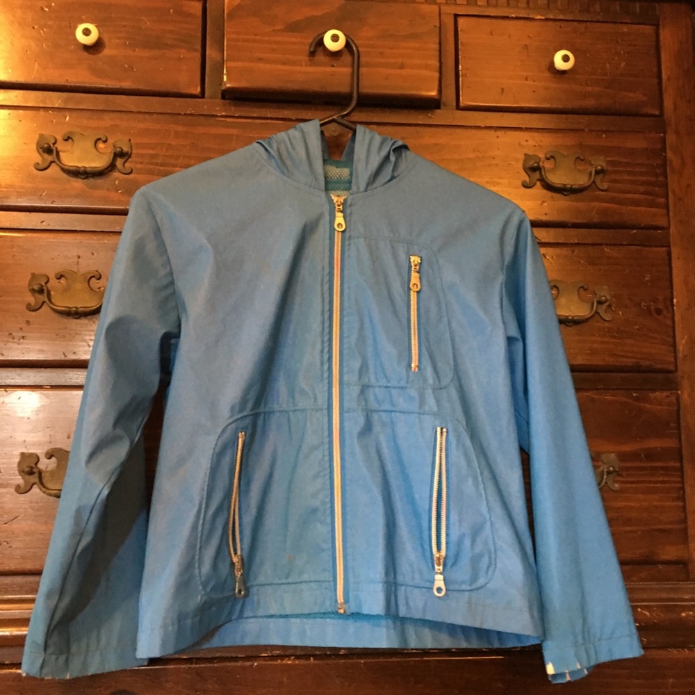 Blue Rain Coat
